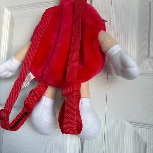 M&M'S Red Character 2001 Plush Backpack 🎒 - Picture 8 of 12